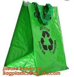 Custom made printed logo reusable laminated PP non woven fabric Tote shopping bags,Printed Eco Friendly Recycle Reusable supplier