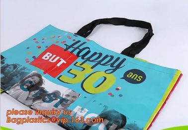 Color Printed PP Woven Carrying Shopping/Grocery Tote Bag,promotional tote laminated pp non woven gift bag fashion handb supplier