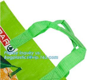 Wholesale Custom Printed Eco Friendly Recycle Reusable PP Laminated Non Woven Tote Shopping Bags,Reusable Recyclable Lam supplier