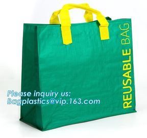 Custom Logo Printed Eco Friendly Tote Shopping Carry Fabric PP Laminated Recyclable Non Woven Bag,supermarket grocery re supplier