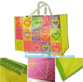 Hot Sale Promotional Colorful Custom Reusable PP Woven Shopping bag,Tote Fabric Polypropylene Laminated PP Non Woven Bag supplier