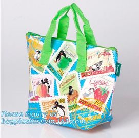 pp woven fabric bags, pp woven cooler bag, customized polyester material, non woven, oem silk screen printing, heat tran supplier