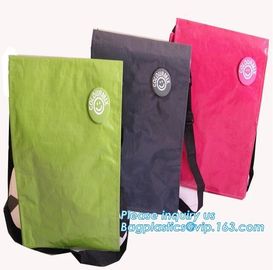 Factory custom recyclable folding laminated pp non woven bag shopping with heat transfer printing non woven fabric carry supplier