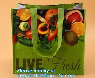 Reusable Advertising PP Woven Shopping Bag,Custom Laminated Shopping PP Woven Bag Promotional Tote Bag, bagplastics pack supplier