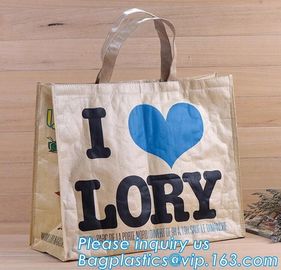 Reusable Advertising PP Woven Shopping Bag,Custom Laminated Shopping PP Woven Bag Promotional Tote Bag, bagplastics pack supplier