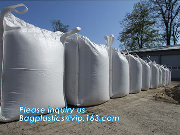 100% virgin PP woven big bag/jumbo bag FIBC for cement sand,super sacks 1000kg pp woven fabric big bags jumbo sand bag supplier