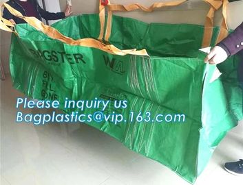 skip bulk bags pp material big bag jumbo bag for animal feed，Belts Tubular Jumbo Bag U-Type Jumbo Bag Mesh Bag High Load supplier