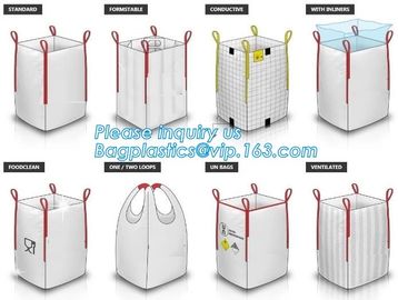 new polypropylene pp woven bulk bean bag filling fibc big bag for packing,Type A polypropylene fibc big bag recycle jumb supplier