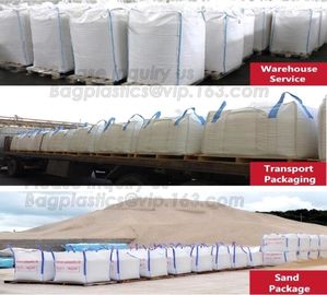 Type A polypropylene fibc big bag recycle jumbo super big bags 1500 fabric woven bulk fertilizer pe liner pp jumbo bags supplier