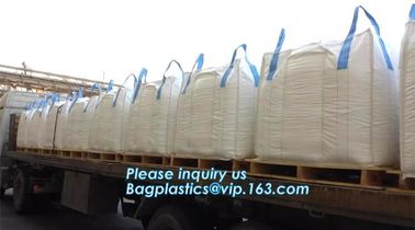 China supplier factory price white big bulk FIBC woven 1 ton pp jumbo bag,Factory sell PP woven big ton bags 1000kg 2000 supplier