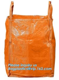 100% virgin polypropylene woven pp big bag bulk bag 1x1x1m for Israel,PP woven flexible big bag with baffle and brace in supplier