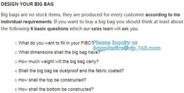 Top quality 100% PP woven jumbobig tonbag for transportation,PP woven big bag for firewood, for sand, for grains 500kg 1 supplier