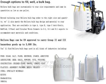 Agricultural Big Size PP Woven Bulk Bag For Corn,PP woven big bag/ton bag/bulk bag for packing construction garbage supplier