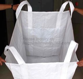 big bulk bag 1.5 ton pp woven big bulk FIBC bags grain wheat flour super sack,Food grade moisture proof pp woven big bul supplier