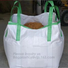 polypropylene woven plastic jumbo bag pp big bag for sand, building material, 500kg-1000kg PP Woven Jumbo Bag Big Bag wi supplier