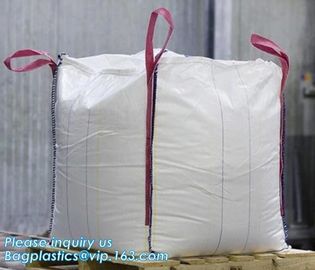 PP Woven Big Bulk Cement Packaging Rice Jumbo Bag Sack,PP jumbo bag/ big bag/ton bag for sand, building material, chemic supplier