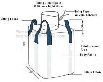 superior quality polypropylene jumbo bag,polyethylene sandbags scrap woven pp bulk bag, pp big jumbo bag for sand, pack supplier