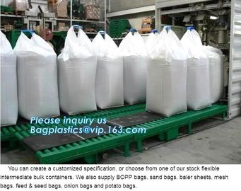 China Factory price 100% new material 1 ton PP bulk bag woven big bag jumbo bags,100% pp woven recycled FIBC big bag supplier