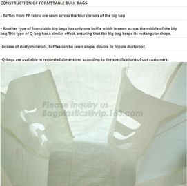 Flat bottom open mouth virgin PP woven bags 1000kgs 1 ton jumbo bags big fibc bulk bag for packing,breathable pp woven b supplier