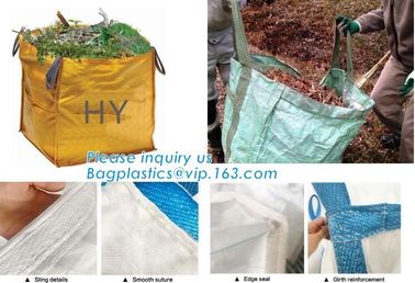 PP Woven Bag Big Bag with Open Top and Flat Bottom for Sand/Rock/Gravel,PP woven FIBC big jumbo bag for storing &amp; transp supplier