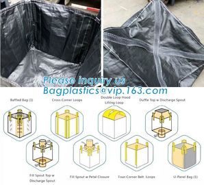 New arrival wholesale polypropylene woven plastic jumbo bag pp big bag for sand, building material,jumbo bag / FIBC bulk supplier