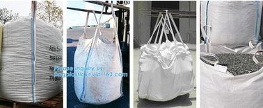 New construction waste skip bag/pp woven jumbo big bag with liner,fibc jumbo PP woven big bag super sack for cement,PACK supplier