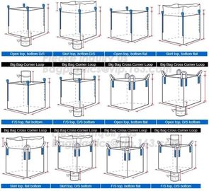 2000KG Large Capacity PP Woven Big Bags,PP Woven Bulk jumbo Bag used pp jumbo bags supplier PP big white used scrap mixe supplier