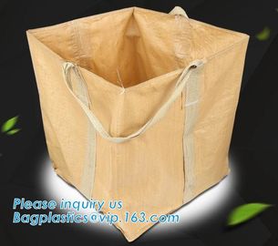 OEM 1 ton 2 ton PP woven big bags shipping jumbo bulk bag,High Quality 2 loops pp woven big bag,100% New Virgin Polyprop supplier