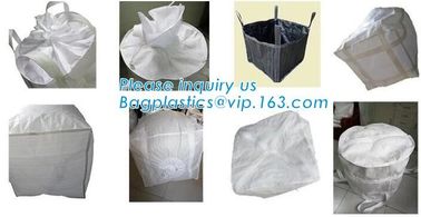 OEM 1 ton 2 ton PP woven big bags shipping jumbo bulk bag,High Quality 2 loops pp woven big bag,100% New Virgin Polyprop supplier