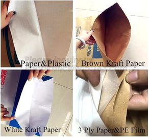 OEM quality 5kg/10kg/15kg/25kg pp woven laminated kraft pape bags,25 kg flour packaging plain kraft paper laminated pp w supplier