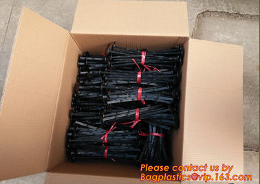 Plastic Nails Peg For Weed Wat,Anti Grass Turf Nails Mulching Cloth Gardening Plastic Holder Tools plastic netting pegs supplier