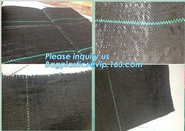 polypropylene fabric woven pp black weed mat ground cover,Anti Weed Mat Weed Control Mat 100gsm PP Landscape Fabric Weed supplier