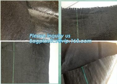 polypropylene fabric woven pp black weed mat ground cover,Anti Weed Mat Weed Control Mat 100gsm PP Landscape Fabric Weed supplier