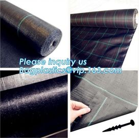 plastic agricultural mulch film, weel control fabric roll,prevent weed growing,weed barrier fabric,Weed Control Folding supplier