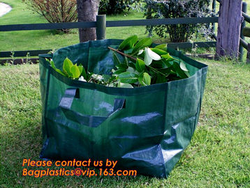 Plastic Garden Large Tip Bag,Self-standing Tip Sacks Make Yard Clean-up Easy,PP woven Garden Leaf Bag,Garden Sack, packs supplier