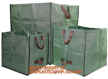 garbage Pop Up Garden Leaf Collector Bag,grow bags,gardening bags sacks,plastic grow bags ,pop up garden waste sack supplier