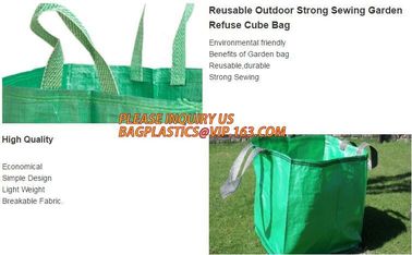 Home Garden Supplies Reusable Gardening Collapsible Garden Leaf Bags,2Pcs/Set Large Capacity 272L Trash Garden Leaf Weed supplier