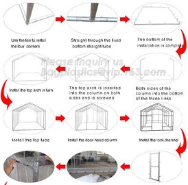 Agricultural Glass Green House for Commerical,Pop up Greenhouse Eco-friendly Fiberglass Poles Overlong Cover 98&quot;x49&quot;x53&quot; supplier