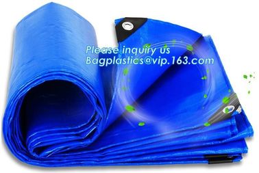 China Factory High Quality HDPE Plastic Waterproof PE Tarpaulin,High Strength Waterproof Plastic Fabric PE Tarpaulins supplier