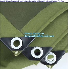 Organic Silicon Tarpaulin With All Sorganic Siliconcifications For Tent,Customized Cover Car Organic Silicon Tarpaulin T supplier