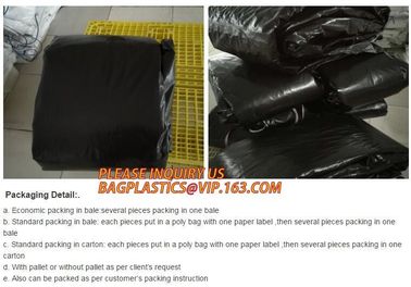 PE Dumpster Container Drawstring Liners,8 Mil Black Open Top Drawstring Dumpster Container Liners,Polyethylene roll-off supplier