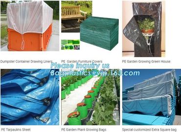 Environmental 6 Mil Drawstring Dumpster Container Liners,6Mil Drawstring Open Top Dumpster Container Liners, BAGPLASTICS supplier