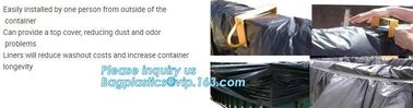 PP Fabric Waterproof Inexpensive Bulk Dumpster Container Liners,Polyethylene Woven Fabric Customized Dumpster Container supplier