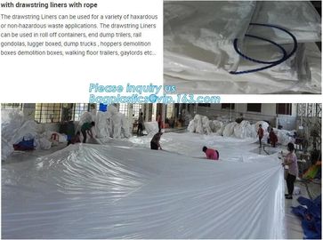 PP Fabric Waterproof Inexpensive Bulk Dumpster Container Liners,Polyethylene Woven Fabric Customized Dumpster Container supplier