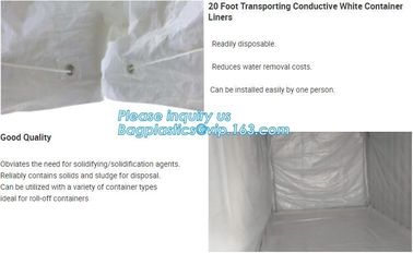 12Mill Open Top Dumpster Drawstring Container Liners,12Mil Reusable Open Top Drawstring Dumpster Container Liner, BAGEAS supplier