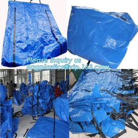 STRONG SEWING BLUE COATING WATERPROOF PE MATTRESS COVERS,REINFORCED PORTABLE MULTI-PURPOSE POLYTHYLENE TARPAULIN, NYLON supplier