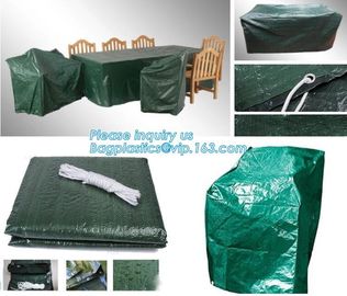 PATIO WEATHER PROTECTION 8 SEATER RECTANGULAR FURNITURE SET COVERS,HEAVY DUTY PATIO FURNITURE STACKING CHAIRS COVERS, EC supplier