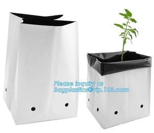 LDPE Polyethylene plastic garden planter bags for vegetable, tree and flower seedling,15 GALLON Hole Plastic LDPE Grow B supplier