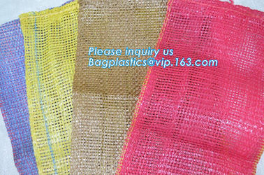 PP tubular plastic mesh bag vegetable onion raschel sack packing mesh bags for sale,manufacturer potato onion 50x80 mesh supplier