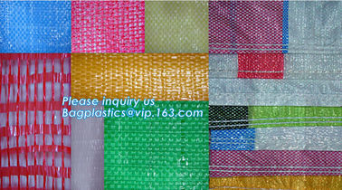 custom label vegetable onion potato raschel tubular mesh net bags,PE/PP hot sale good quality leno raschel mesh bags pac supplier